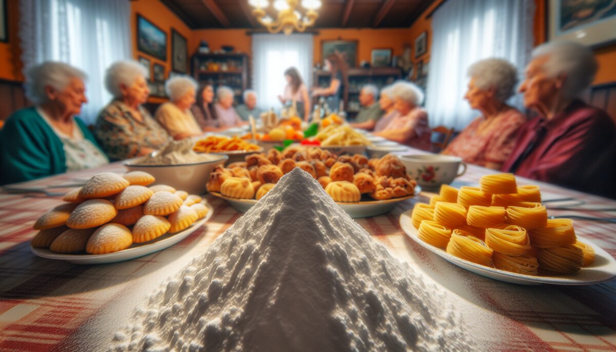 Nonna che gioca con i nipoti in un parco