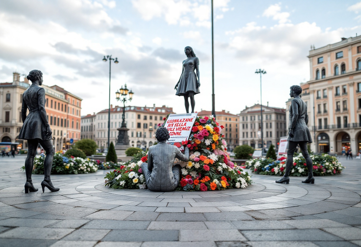 Manifestazione per l'eliminazione della violenza sulle donne