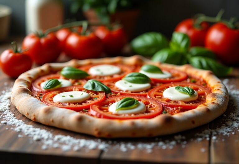 Pizzette rosse pronte per un aperitivo gustoso