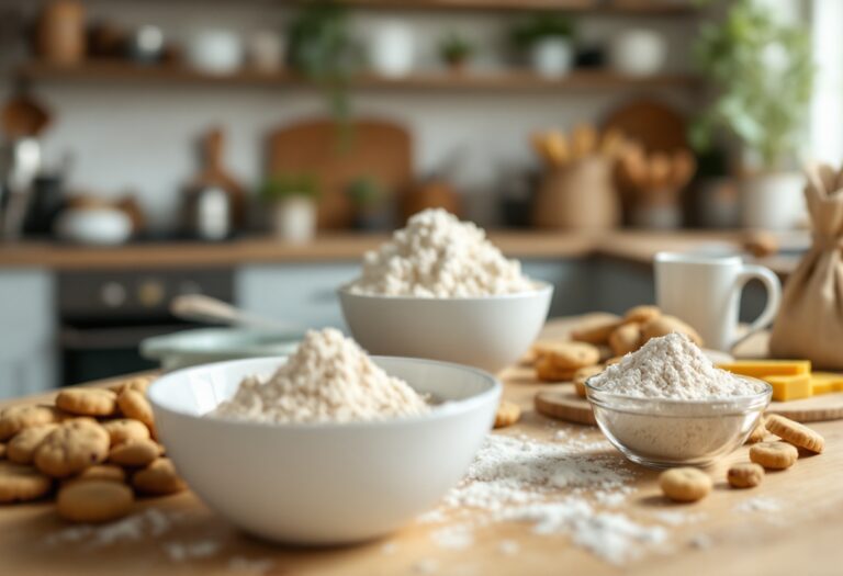 Biscotti palla di neve decorati per Natale