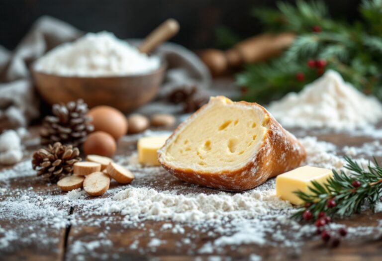 Stollen di Dresda, dolce natalizio tedesco con frutta secca