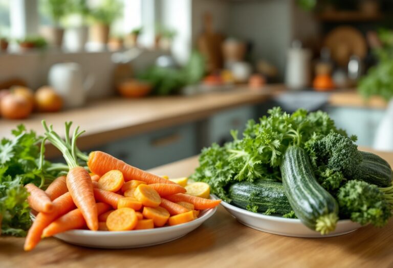 Deliziose verdure in pastella pronte per essere servite