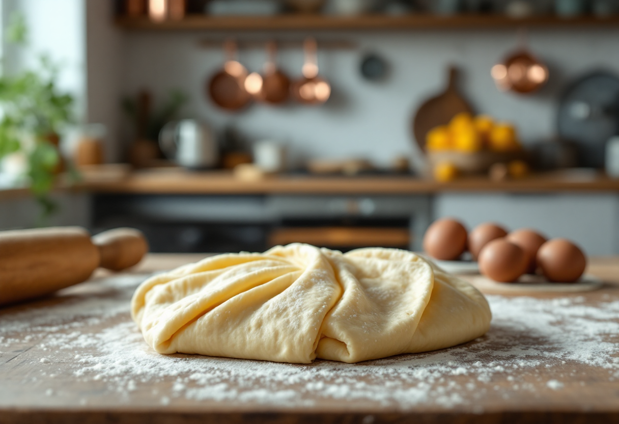 Ventaglietti di pasta sfoglia appena sfornati