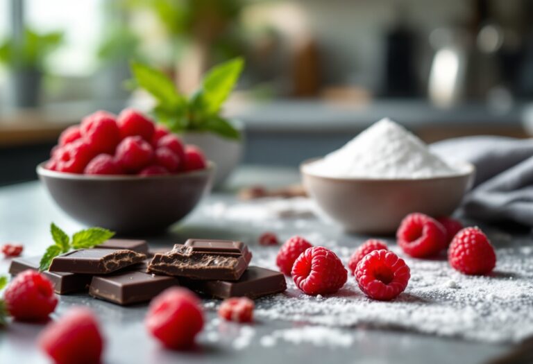 Cuori di cioccolato decorati per una festa romantica