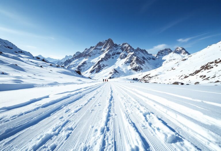 Jannik Sinner durante un incontro sulla neve in Val Pusteria