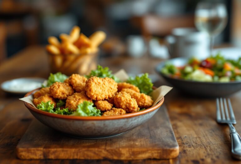 Pollo fritto in pastella dorato e croccante