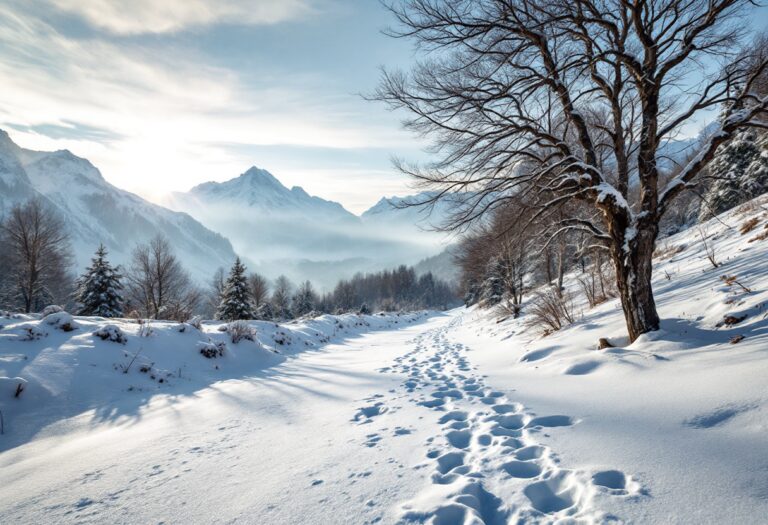 Panorama del sentiero dei filosofi in Engadina